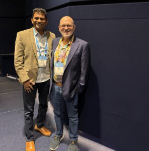 Srini Katta with Marc Raibert 